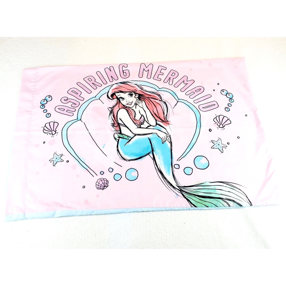 Disney Princess Little Mermaid Ariel Kindness Courage Standard Pillowcase